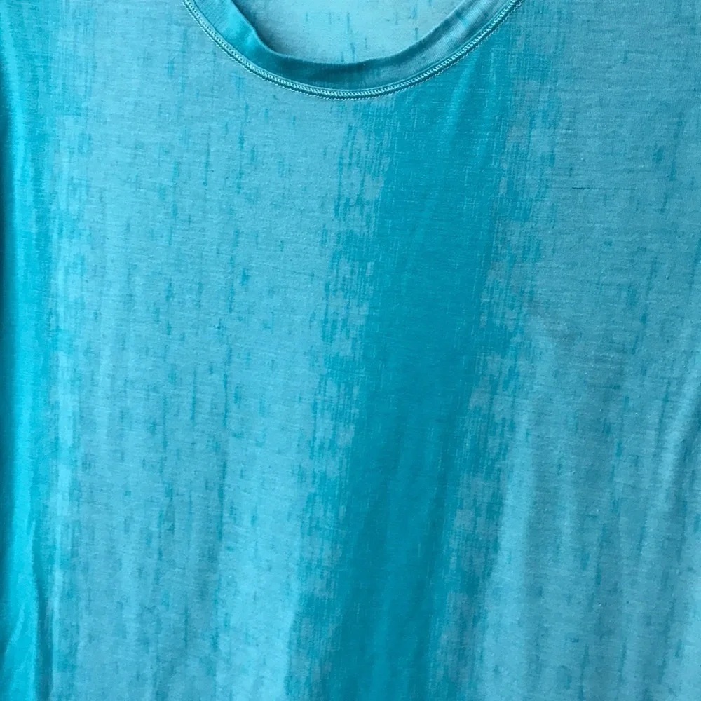 Lululemon blue thin short sleeved top.